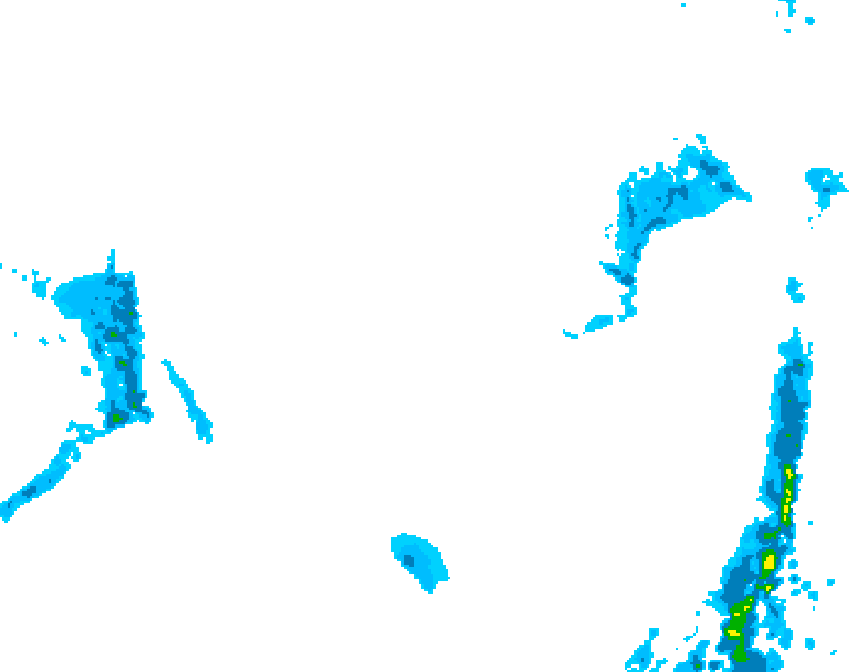 GDPS precipitation 234 hour forecast chart for Canada based on 2026/03/08 0000Z data