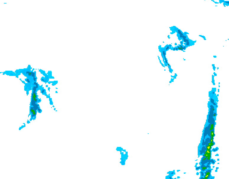 GDPS precipitation 240 hour forecast chart for Canada based on 2026/03/08 0000Z data