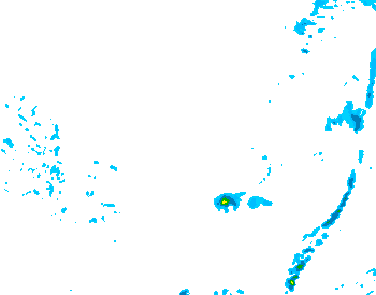 GDPS precipitation 024 hour forecast chart for Canada based on 2026/03/08 1200Z data