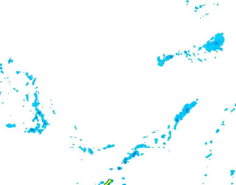 GDPS precipitation 060 hour forecast chart for Canada based on 2026/03/08 1200Z data