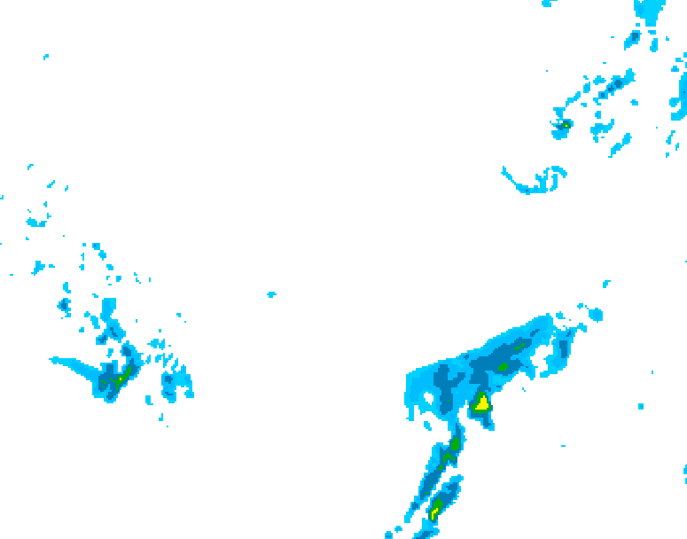 GDPS precipitation 084 hour forecast chart for Canada based on 2026/03/08 1200Z data
