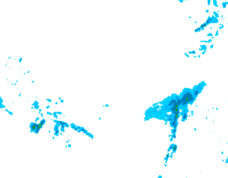 GDPS precipitation 096 hour forecast chart for Canada based on 2026/03/08 1200Z data