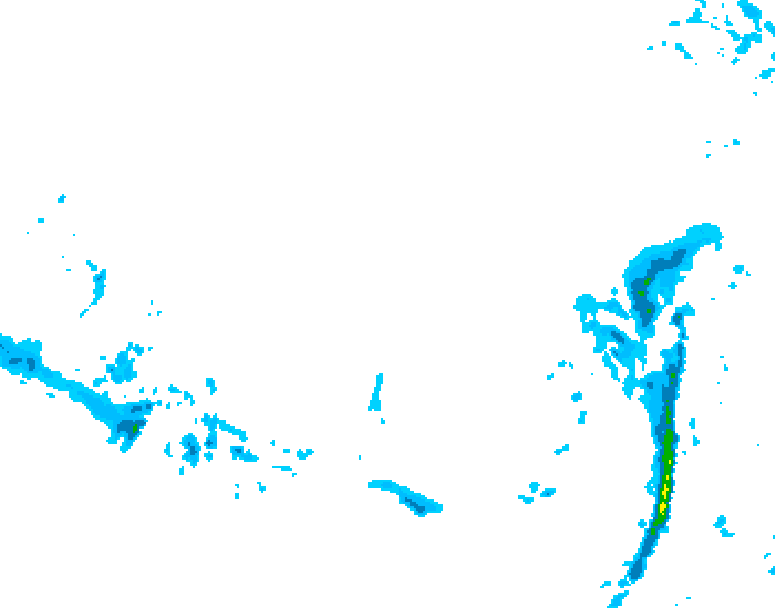 GDPS precipitation 108 hour forecast chart for Canada based on 2026/03/08 1200Z data