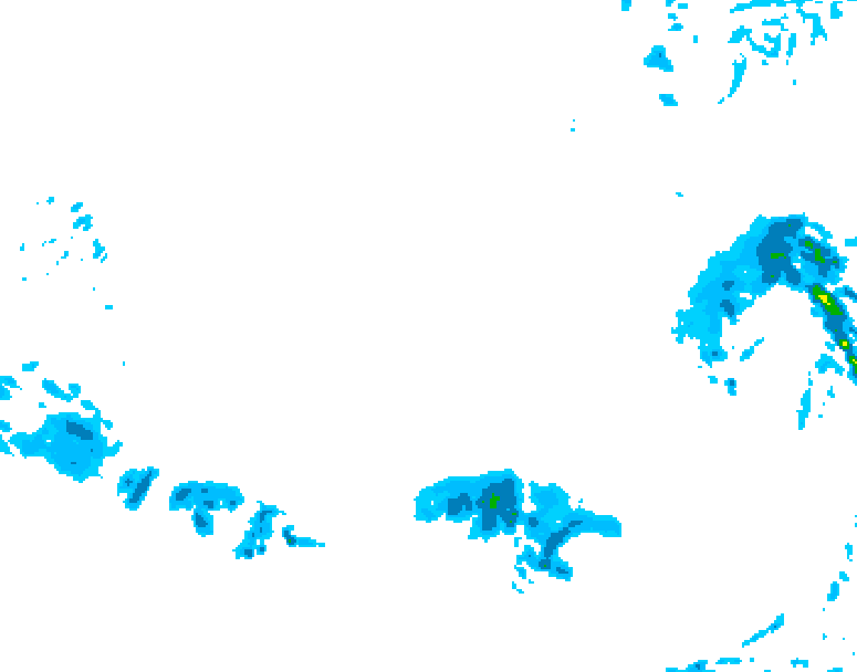 GDPS precipitation 168 hour forecast chart for Canada based on 2026/03/08 1200Z data