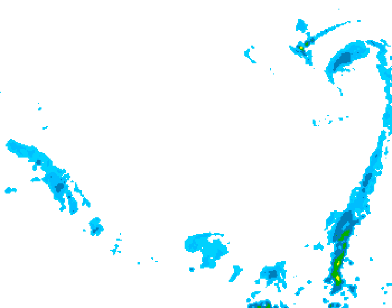 GDPS precipitation 228 hour forecast chart for Canada based on 2026/03/08 1200Z data