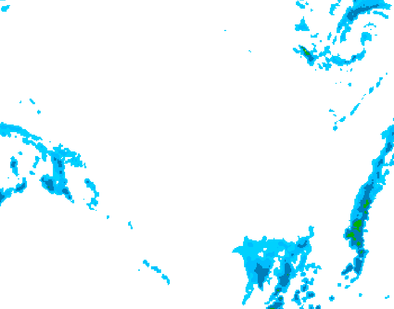 GDPS precipitation 240 hour forecast chart for Canada based on 2026/03/08 1200Z data