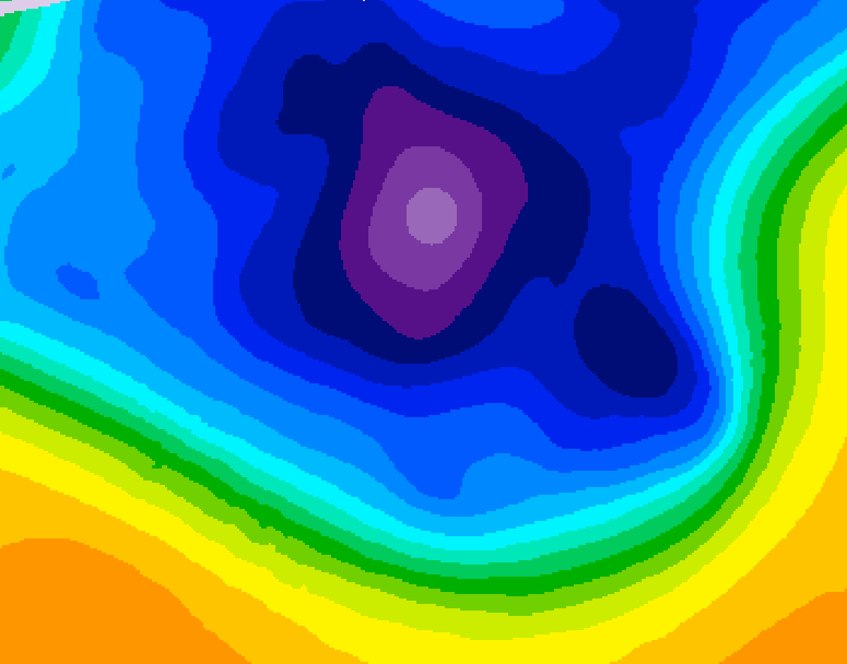 GDPS 500 millibar geopotential height 108 hour forecast chart for Canada based on 2026/03/09 0000Z data