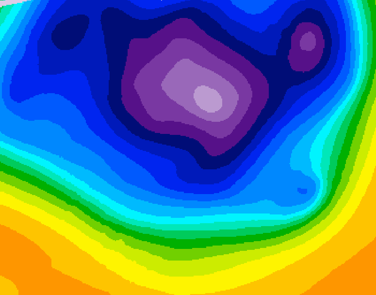 GDPS 500 millibar geopotential height 144 hour forecast chart for Canada based on 2026/03/09 0000Z data