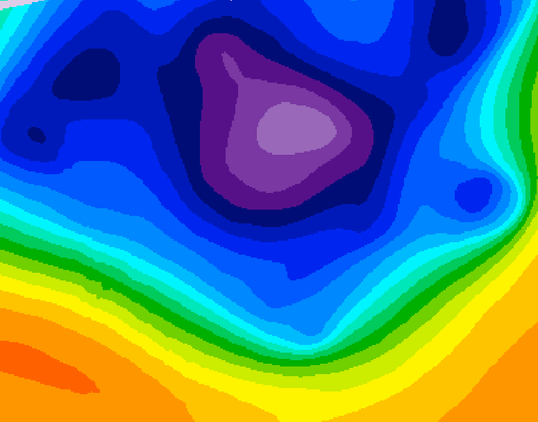GDPS 500 millibar geopotential height 162 hour forecast chart for Canada based on 2026/03/09 0000Z data