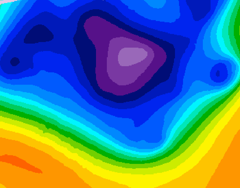 GDPS 500 millibar geopotential height 168 hour forecast chart for Canada based on 2026/03/09 0000Z data