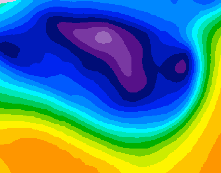 GDPS 500 millibar geopotential height 204 hour forecast chart for Canada based on 2026/03/09 0000Z data