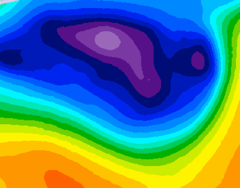 GDPS 500 millibar geopotential height 210 hour forecast chart for Canada based on 2026/03/09 0000Z data