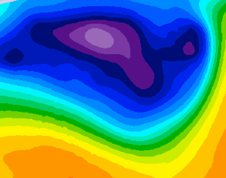 GDPS 500 millibar geopotential height 216 hour forecast chart for Canada based on 2026/03/09 0000Z data