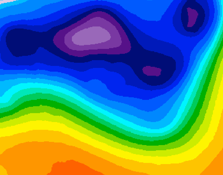 GDPS 500 millibar geopotential height 234 hour forecast chart for Canada based on 2026/03/09 0000Z data