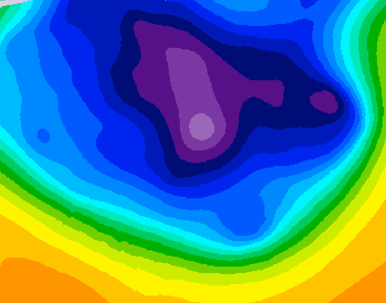 GDPS 500 millibar geopotential height 114 hour forecast chart for Canada based on 2026/03/09 1200Z data