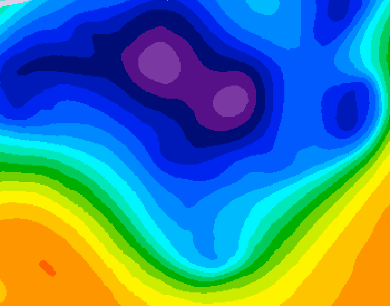 GDPS 500 millibar geopotential height 156 hour forecast chart for Canada based on 2026/03/09 1200Z data