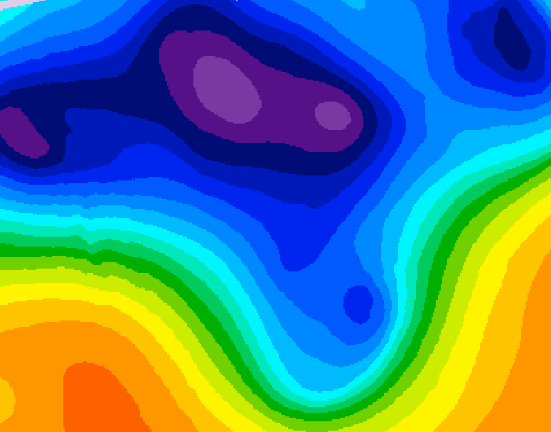 GDPS 500 millibar geopotential height 174 hour forecast chart for Canada based on 2026/03/09 1200Z data