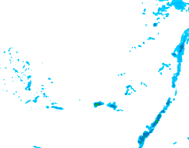 GDPS precipitation 006 hour forecast chart for Canada based on 2026/03/09 0000Z data