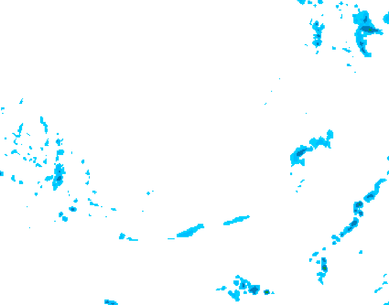 GDPS precipitation 030 hour forecast chart for Canada based on 2026/03/09 0000Z data