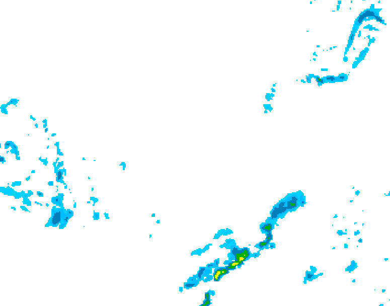 GDPS precipitation 060 hour forecast chart for Canada based on 2026/03/09 0000Z data