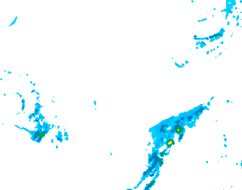 GDPS precipitation 072 hour forecast chart for Canada based on 2026/03/09 0000Z data