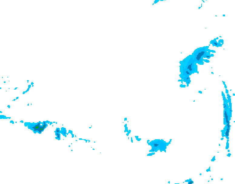 GDPS precipitation 114 hour forecast chart for Canada based on 2026/03/09 0000Z data
