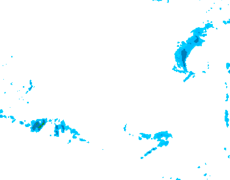 GDPS precipitation 120 hour forecast chart for Canada based on 2026/03/09 0000Z data