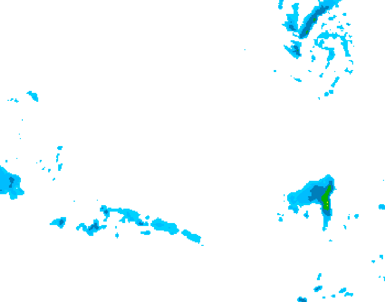 GDPS precipitation 138 hour forecast chart for Canada based on 2026/03/09 0000Z data
