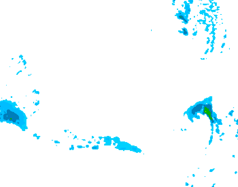 GDPS precipitation 144 hour forecast chart for Canada based on 2026/03/09 0000Z data