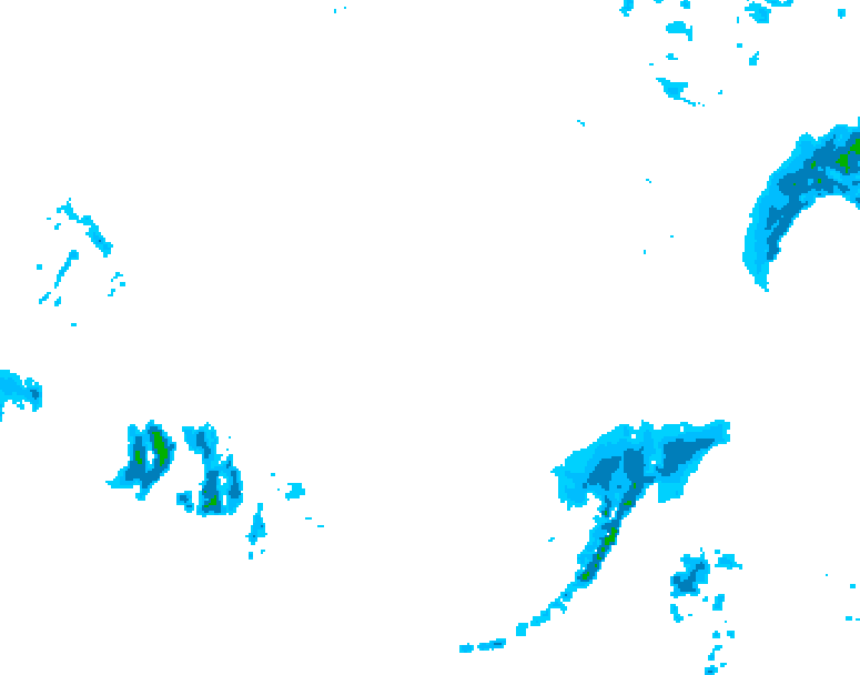 GDPS precipitation 168 hour forecast chart for Canada based on 2026/03/09 0000Z data
