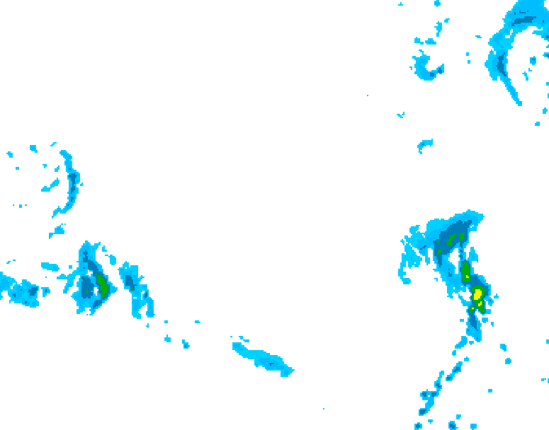 GDPS precipitation 180 hour forecast chart for Canada based on 2026/03/09 0000Z data