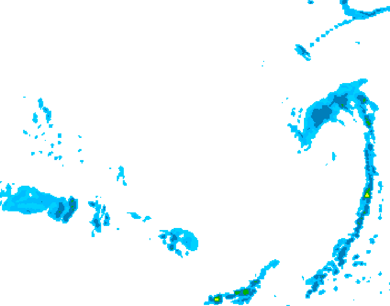 GDPS precipitation 198 hour forecast chart for Canada based on 2026/03/09 0000Z data