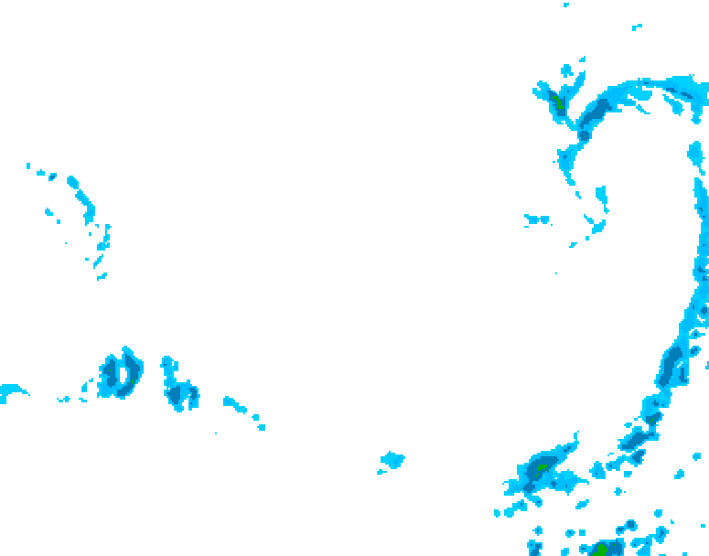 GDPS precipitation 210 hour forecast chart for Canada based on 2026/03/09 0000Z data