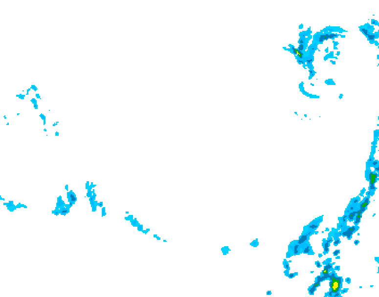GDPS precipitation 216 hour forecast chart for Canada based on 2026/03/09 0000Z data