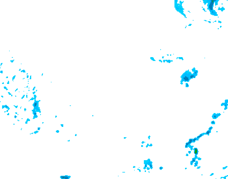 GDPS precipitation 024 hour forecast chart for Canada based on 2026/03/09 1200Z data