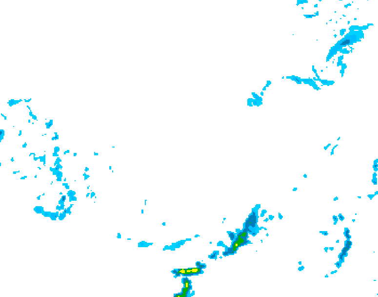 GDPS precipitation 042 hour forecast chart for Canada based on 2026/03/09 1200Z data
