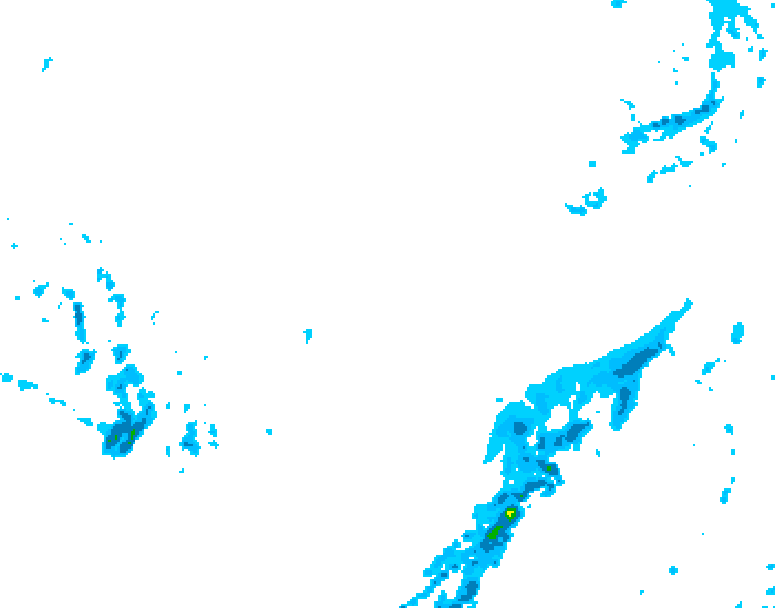 GDPS precipitation 060 hour forecast chart for Canada based on 2026/03/09 1200Z data