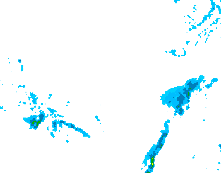 GDPS precipitation 072 hour forecast chart for Canada based on 2026/03/09 1200Z data