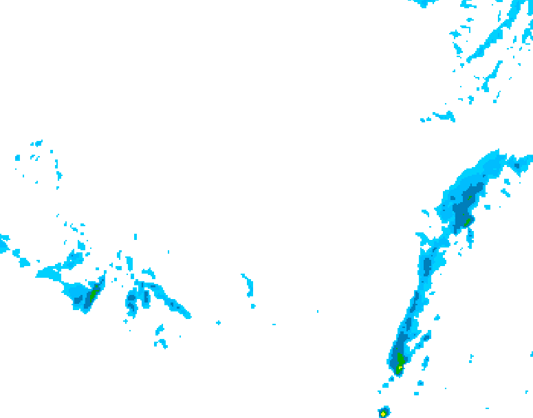 GDPS precipitation 078 hour forecast chart for Canada based on 2026/03/09 1200Z data