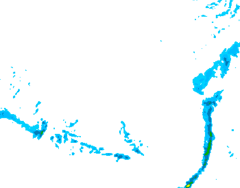 GDPS precipitation 090 hour forecast chart for Canada based on 2026/03/09 1200Z data