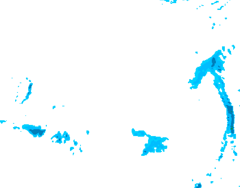GDPS precipitation 102 hour forecast chart for Canada based on 2026/03/09 1200Z data