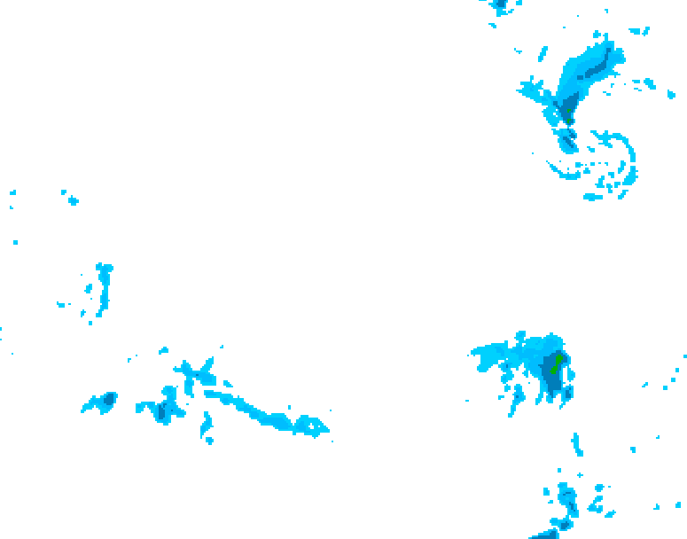 GDPS precipitation 120 hour forecast chart for Canada based on 2026/03/09 1200Z data