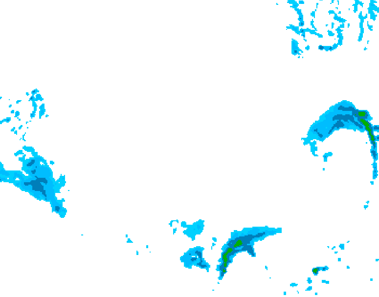 GDPS precipitation 144 hour forecast chart for Canada based on 2026/03/09 1200Z data