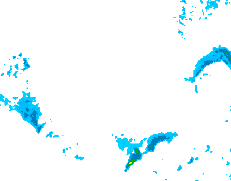GDPS precipitation 150 hour forecast chart for Canada based on 2026/03/09 1200Z data