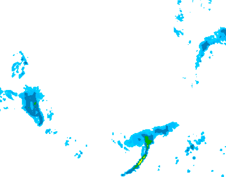 GDPS precipitation 156 hour forecast chart for Canada based on 2026/03/09 1200Z data