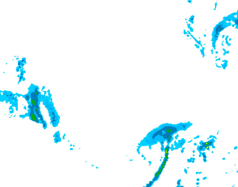 GDPS precipitation 162 hour forecast chart for Canada based on 2026/03/09 1200Z data