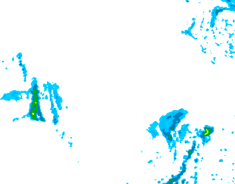 GDPS precipitation 168 hour forecast chart for Canada based on 2026/03/09 1200Z data