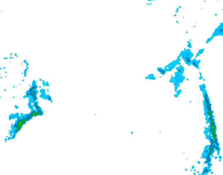 GDPS precipitation 216 hour forecast chart for Canada based on 2026/03/09 1200Z data