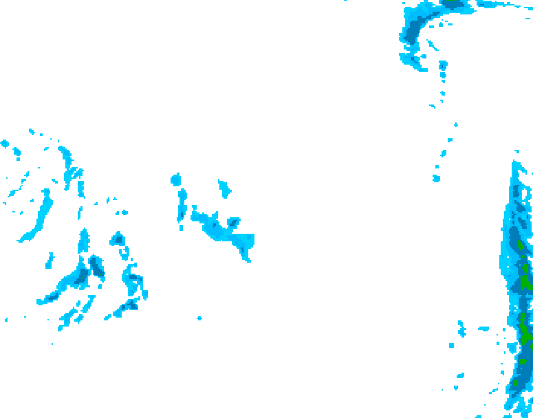 GDPS precipitation 240 hour forecast chart for Canada based on 2026/03/09 1200Z data
