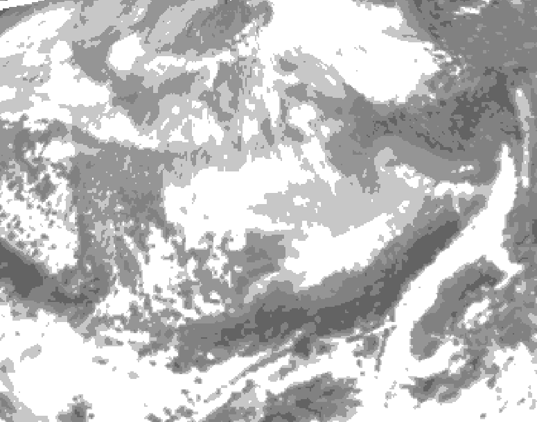 GDPS total cloud 048 hour forecast chart for Canada based on 2026/03/09 0000Z data